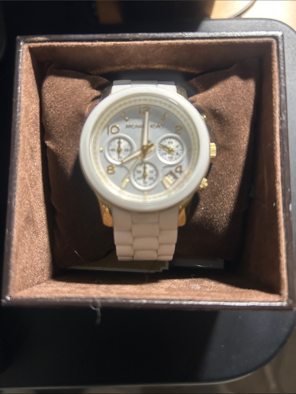 Michael Kors Brown Logo Jewelry/Watch Box